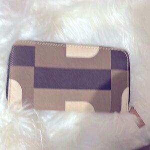 Bally Wallet in Brown and Cream
